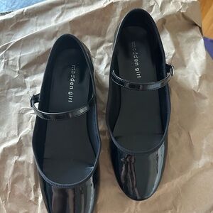 Madden Girl Tutu Black Mary Jane Flats